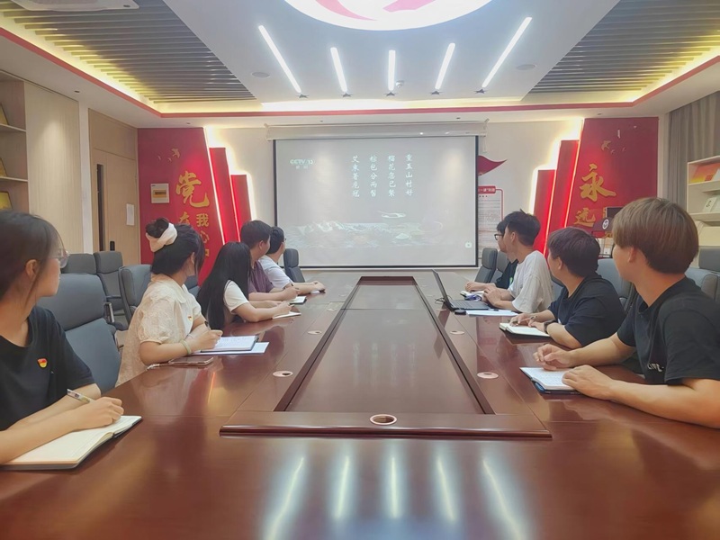 304永利集团登录入口学生第四党支部组织开展“端午文化新传承，青春向党正当时”主题党日活动